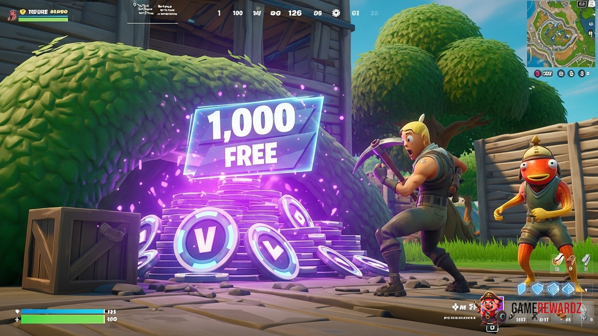 Fortnite’s Hidden V-Bucks Stash: Find 1,000 FREE V-Bucks on the Map!